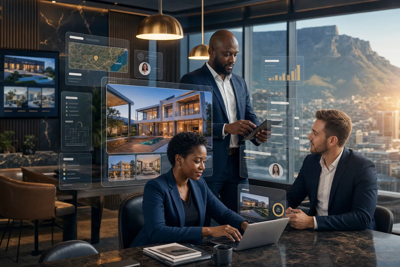 AI employees for real estate sales and rental agencies. visual workflow